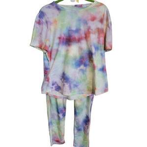 Tie dye shirt & pants set